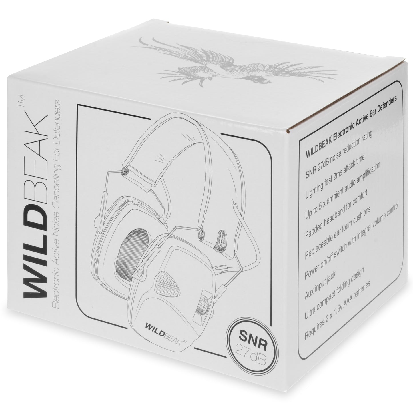 Wild Beak Electronic Shooting Ear Defenders